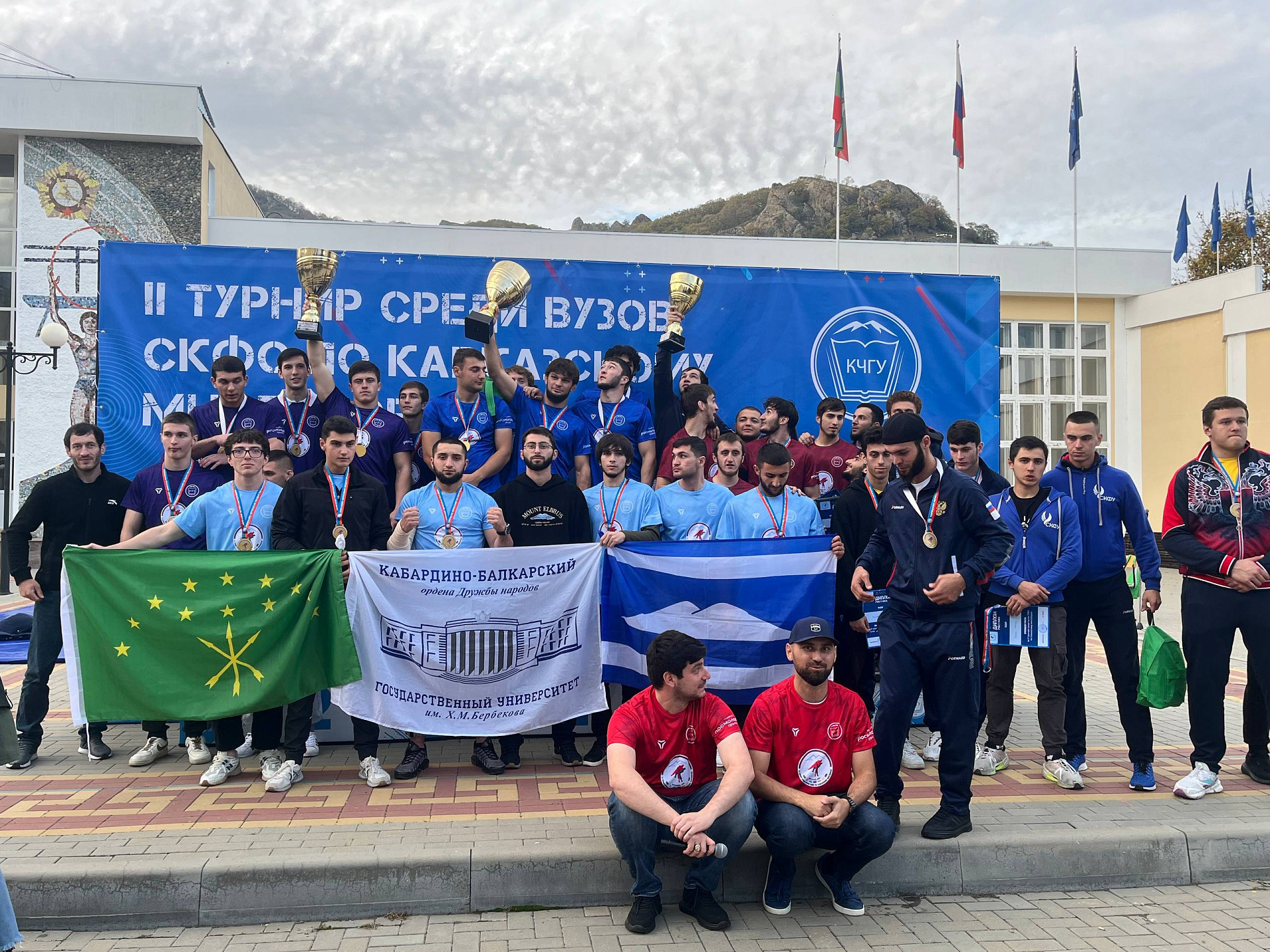 Команда ДГУ — бронзовый призёр Кавказского многоборья